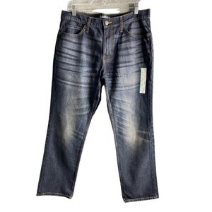 Good Fellow Target brand men straight leg jeans with light whisking size 34/30